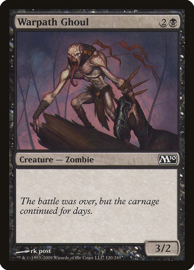 Warpath Ghoul [Magic 2010] | I Want That Stuff Brandon