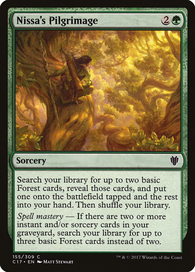 Nissa's Pilgrimage [Commander 2017] | I Want That Stuff Brandon