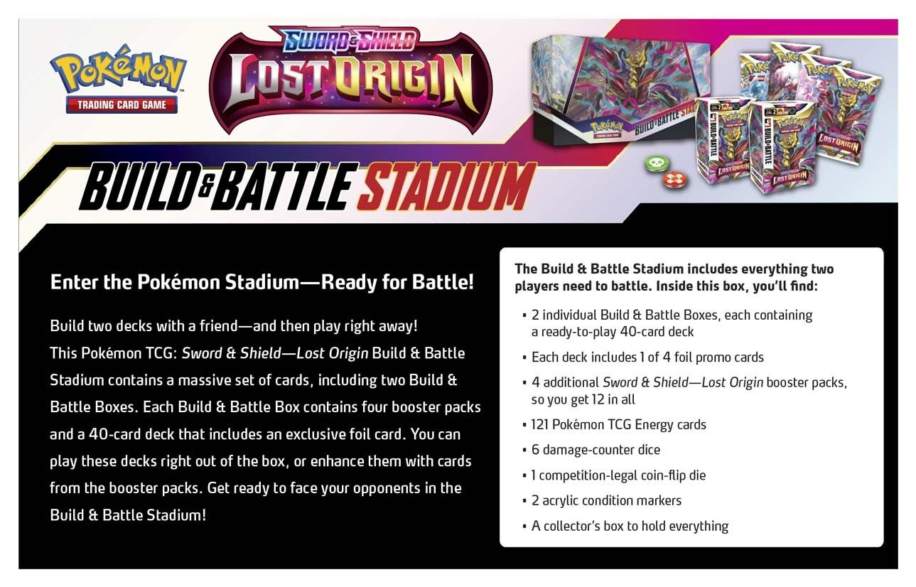 Sword & Shield: Lost Origin - Build & Battle Stadium | I Want That Stuff Brandon