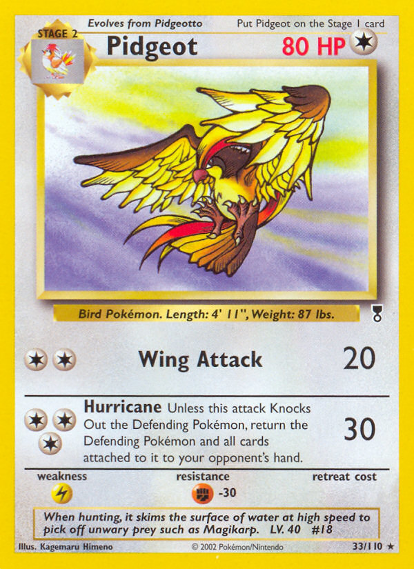 Pidgeot (33/110) [Legendary Collection] | I Want That Stuff Brandon