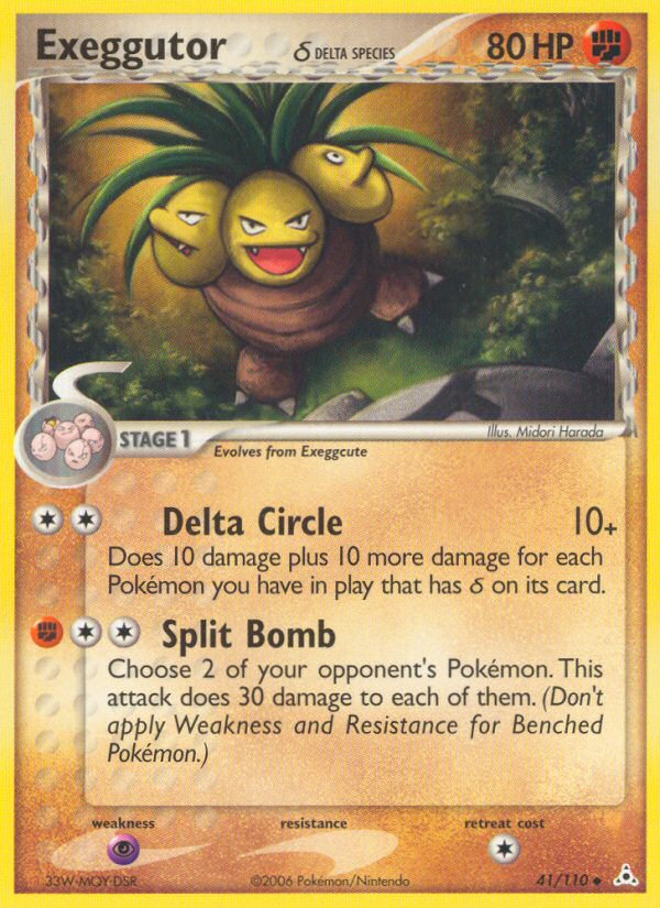 Exeggutor (41/110) (Delta Species) [EX: Holon Phantoms] | I Want That Stuff Brandon