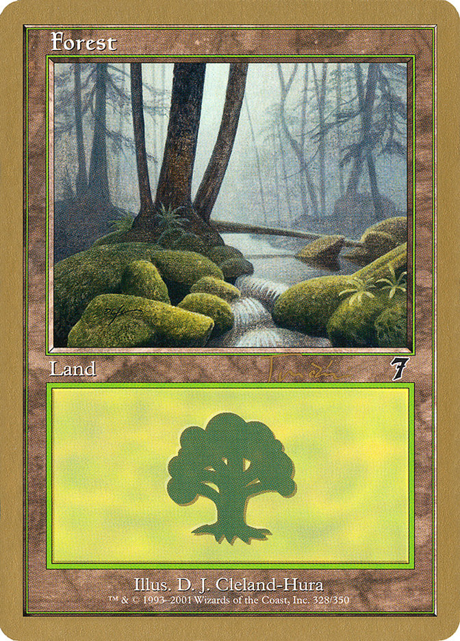 Forest (jt328) (Jan Tomcani) [World Championship Decks 2001] | I Want That Stuff Brandon