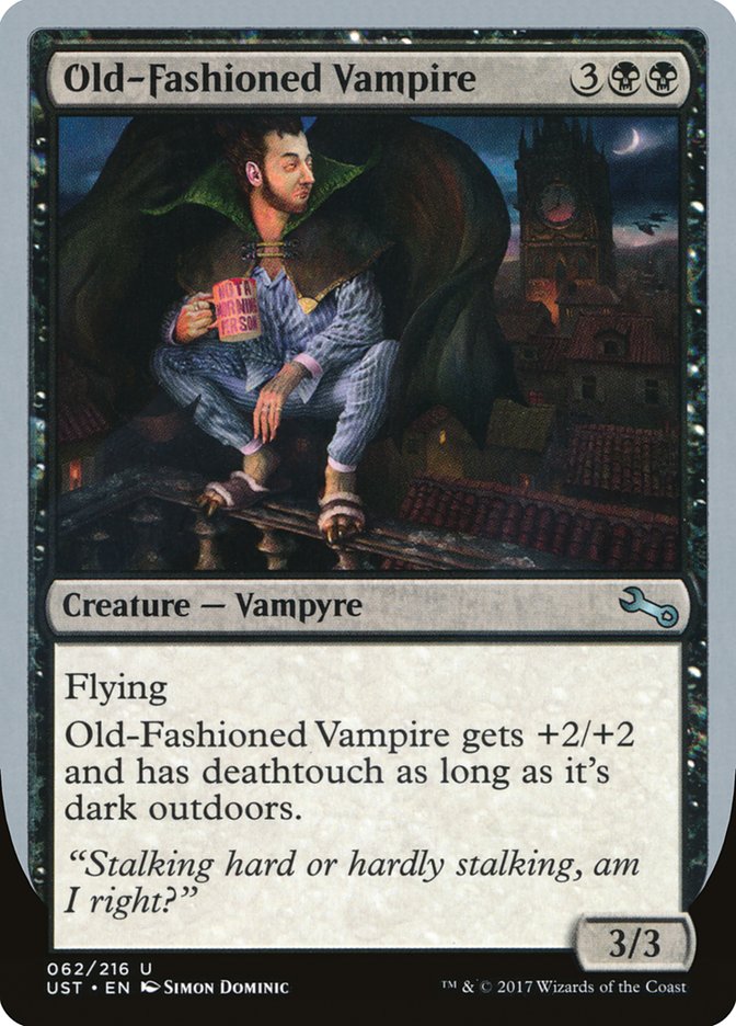 Old-Fashioned Vampire [Unstable] | I Want That Stuff Brandon