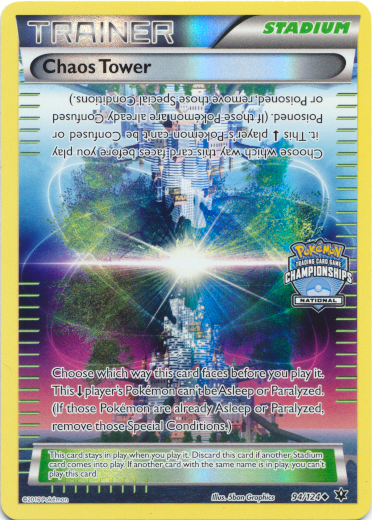 Chaos Tower (94/124) (National Championship Promo) [XY: Fates Collide] | I Want That Stuff Brandon