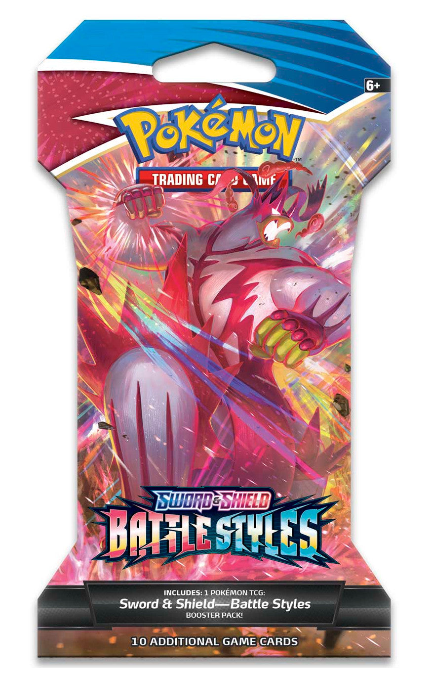 Sword & Shield: Battle Styles - Sleeved Booster Pack (Rapid Strike Urshifu V) | I Want That Stuff Brandon