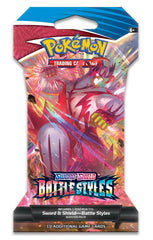 Sword & Shield: Battle Styles - Sleeved Booster Pack (Rapid Strike Urshifu V) | I Want That Stuff Brandon