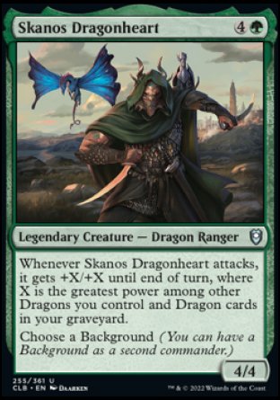 Skanos Dragonheart [Commander Legends: Battle for Baldur's Gate] | I Want That Stuff Brandon