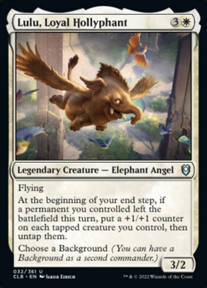 Lulu, Loyal Hollyphant [Commander Legends: Battle for Baldur's Gate] | I Want That Stuff Brandon