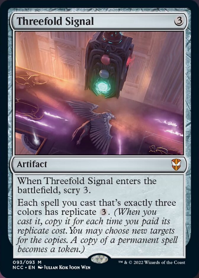 Threefold Signal [Streets of New Capenna Commander] | I Want That Stuff Brandon