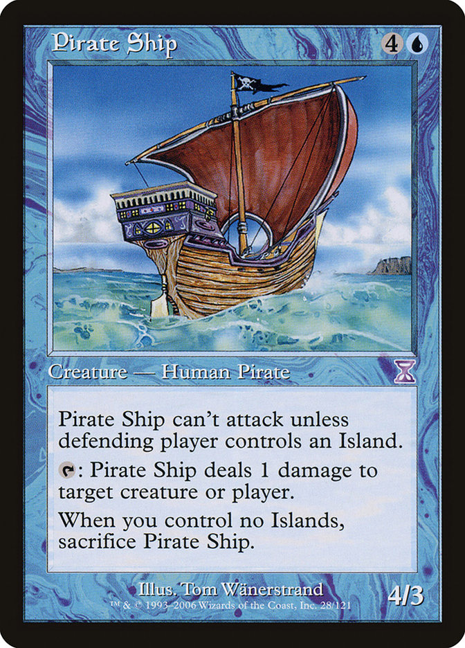 Pirate Ship [Time Spiral Timeshifted] | I Want That Stuff Brandon