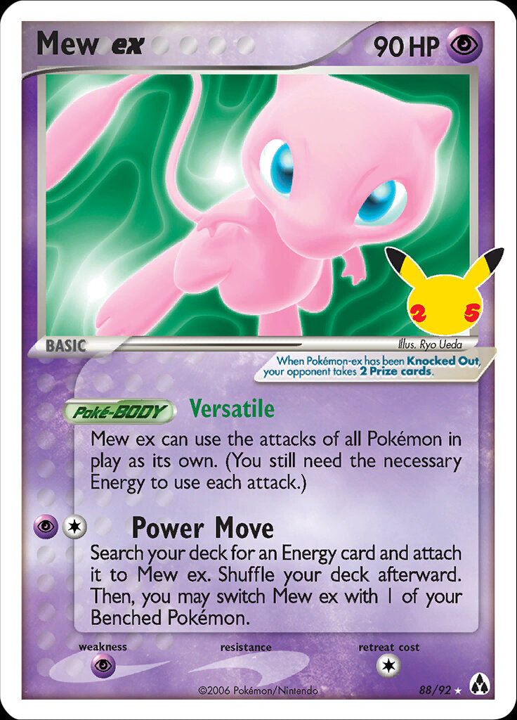 Mew ex (88/92) [Celebrations: 25th Anniversary - Classic Collection] | I Want That Stuff Brandon