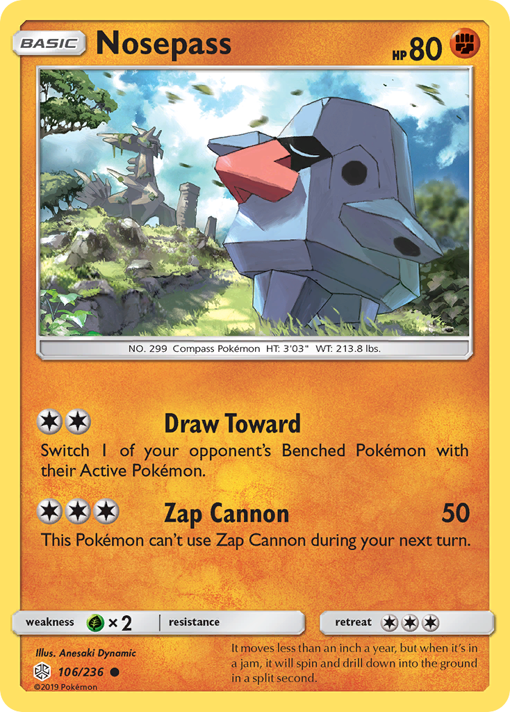 Nosepass (106/236) [Sun & Moon: Cosmic Eclipse] | I Want That Stuff Brandon