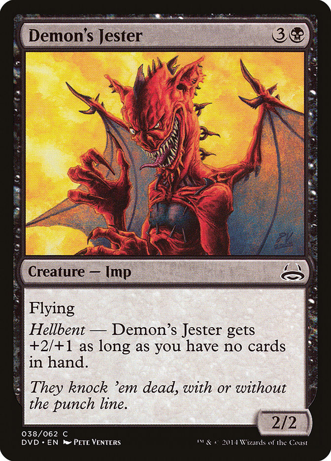 Demon's Jester (Divine vs. Demonic) [Duel Decks Anthology] | I Want That Stuff Brandon