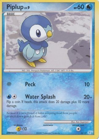 Piplup (5/12) [Diamond & Pearl: Trainer Kit - Manaphy] | I Want That Stuff Brandon