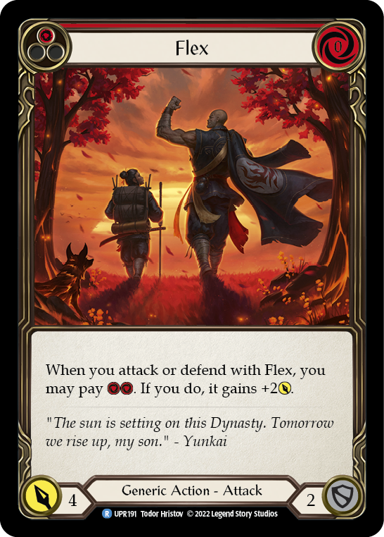 Flex (Red) [UPR191] (Uprising)  Rainbow Foil | I Want That Stuff Brandon