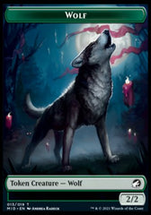 Wolf // Vampire Double-Sided Token [Innistrad: Midnight Hunt Tokens] | I Want That Stuff Brandon