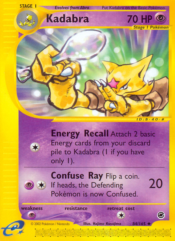 Kadabra (84/165) [Expedition: Base Set] | I Want That Stuff Brandon