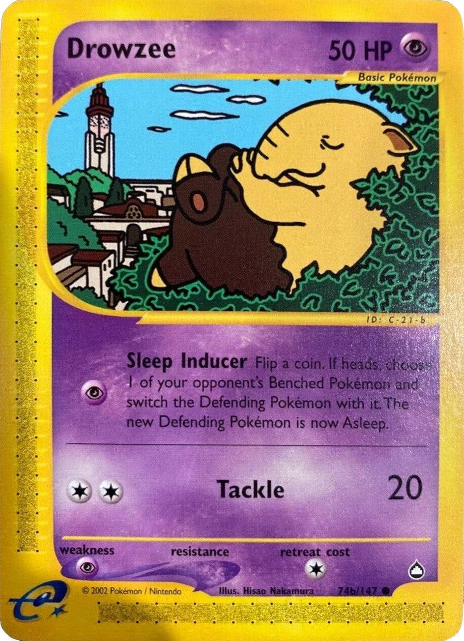 Drowzee (74b/147) [Aquapolis] | I Want That Stuff Brandon