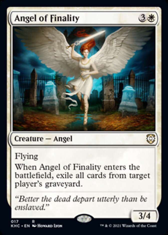 Angel of Finality [Kaldheim Commander] | I Want That Stuff Brandon