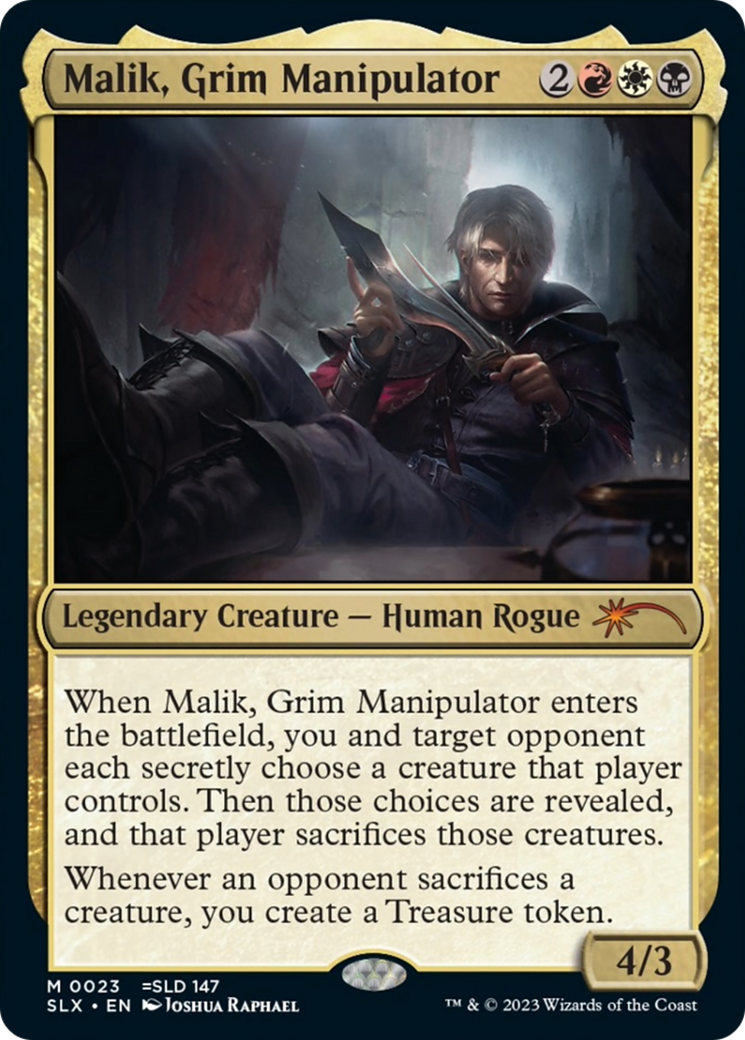 Malik, Grim Manipulator [Secret Lair: Universes Within] | I Want That Stuff Brandon