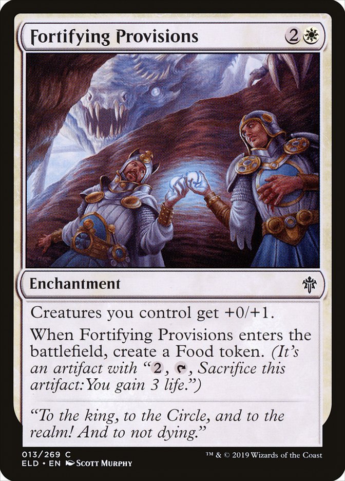 Fortifying Provisions [Throne of Eldraine] | I Want That Stuff Brandon