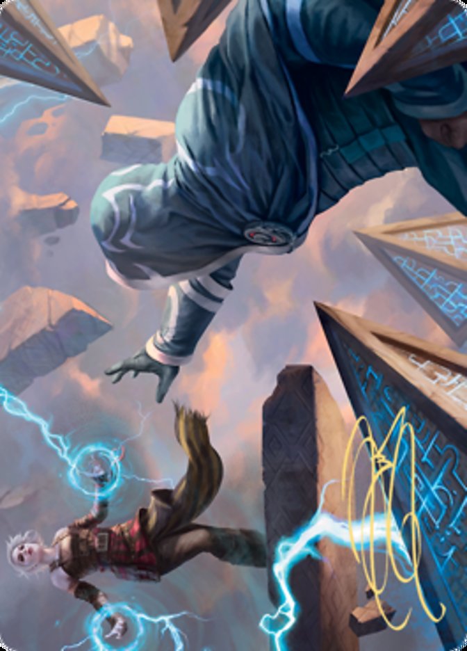 Nahiri's Binding // Nahiri's Binding Art Card [Zendikar Rising Art Series] | I Want That Stuff Brandon