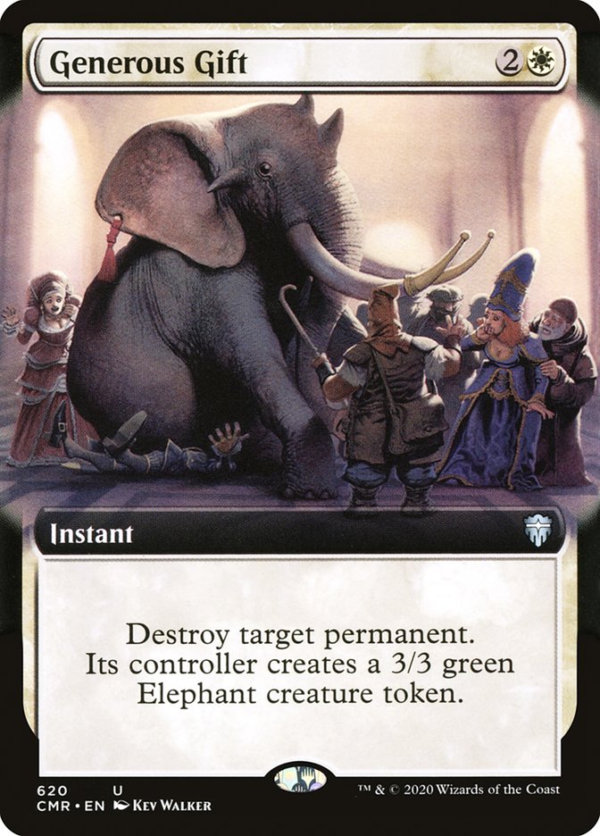Generous Gift (Extended Art) [Commander Legends] | I Want That Stuff Brandon