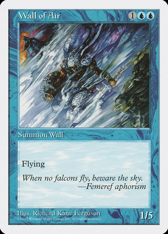 Wall of Air [Fifth Edition] | I Want That Stuff Brandon