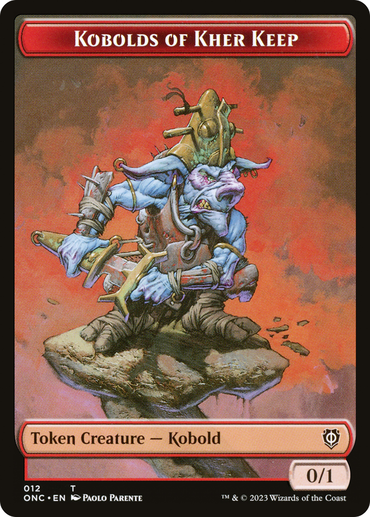Kobolds of Kher Keep // Dragon Double-Sided Token [Phyrexia: All Will Be One Commander Tokens] | I Want That Stuff Brandon
