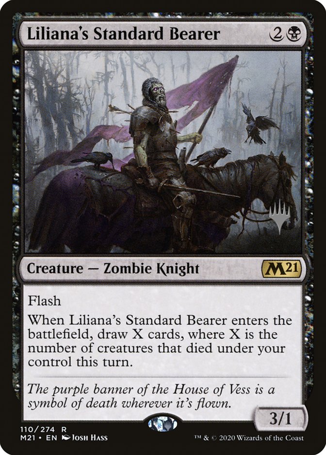 Liliana's Standard Bearer (Promo Pack) [Core Set 2021 Promos] | I Want That Stuff Brandon