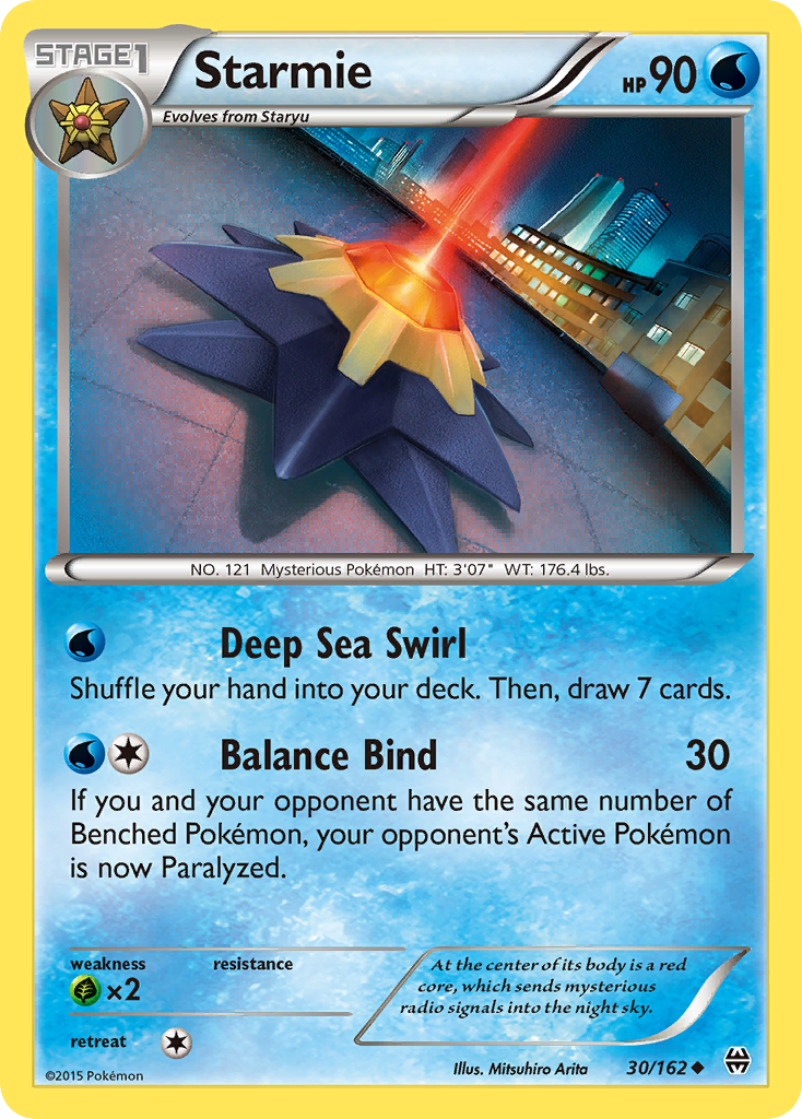 Starmie (30/162) [XY: BREAKthrough] | I Want That Stuff Brandon