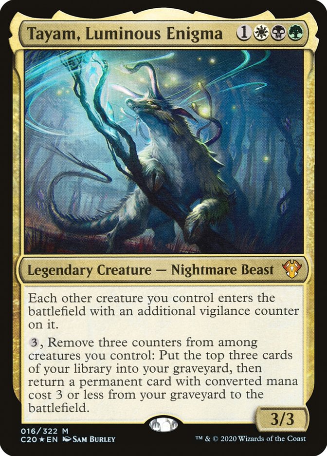 Tayam, Luminous Enigma [Commander 2020] | I Want That Stuff Brandon