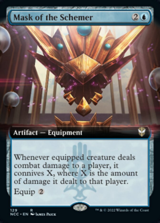 Mask of the Schemer (Extended Art) [Streets of New Capenna Commander] | I Want That Stuff Brandon