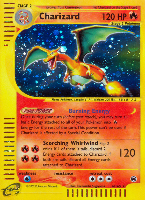 Charizard (6/165) [Expedition: Base Set] | I Want That Stuff Brandon