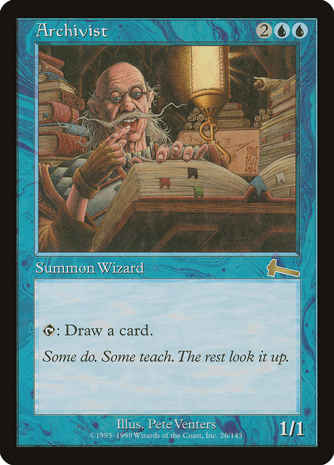 Archivist [Urza's Legacy] | I Want That Stuff Brandon