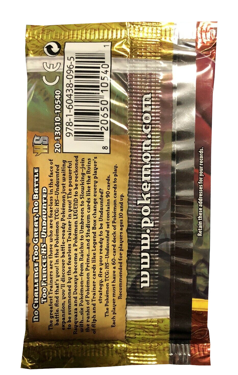 HeartGold & SoulSilver: Undaunted - Booster Pack | I Want That Stuff Brandon