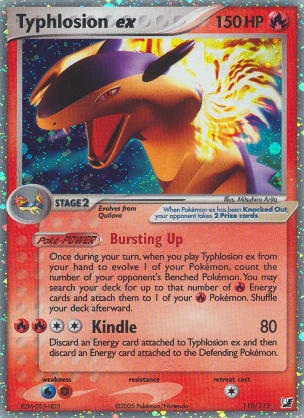 Typhlosion ex (110/115) [EX: Unseen Forces] | I Want That Stuff Brandon