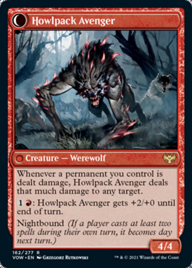 Ill-Tempered Loner // Howlpack Avenger [Innistrad: Crimson Vow] | I Want That Stuff Brandon