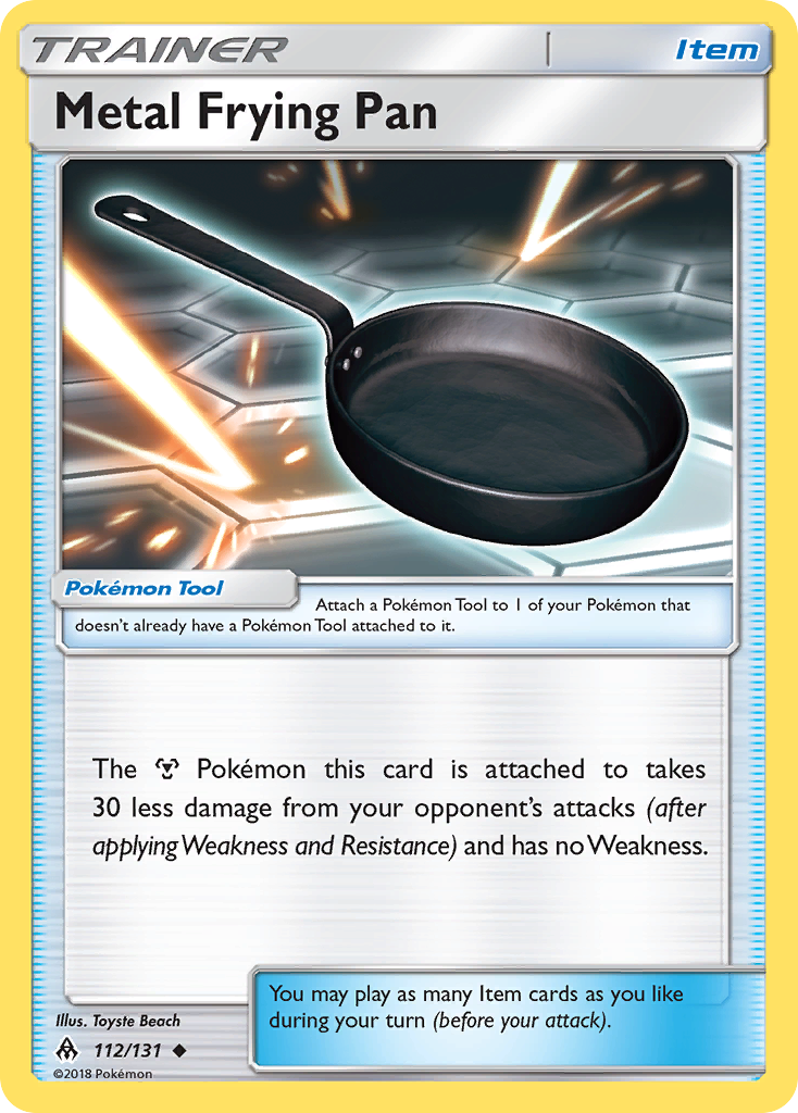 Metal Frying Pan (112/131) [Sun & Moon: Forbidden Light] | I Want That Stuff Brandon