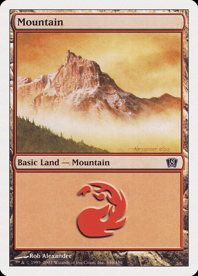 Mountain (346) [Eighth Edition] | I Want That Stuff Brandon