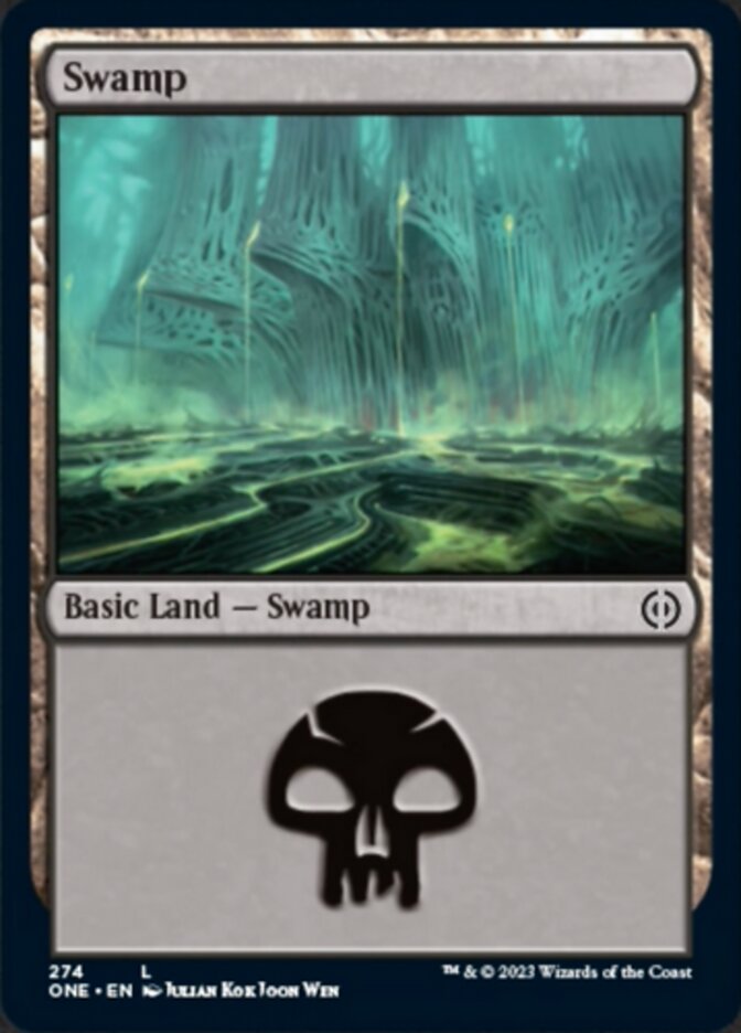 Swamp (274) [Phyrexia: All Will Be One] | I Want That Stuff Brandon