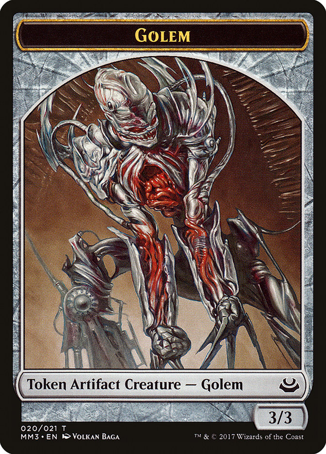 Golem Token [Modern Masters 2017 Tokens] | I Want That Stuff Brandon