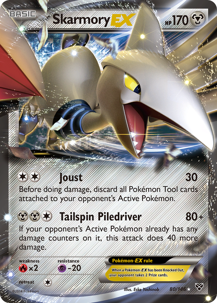 Skarmory EX (80/146) [XY: Base Set] | I Want That Stuff Brandon