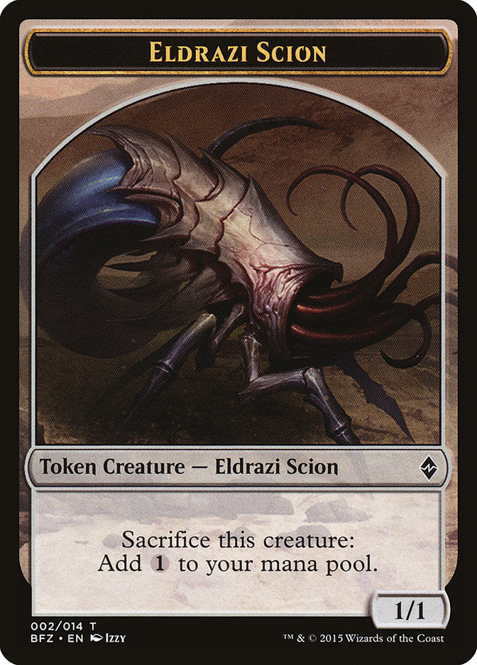 Eldrazi Scion Token (002/014) [Battle for Zendikar Tokens] | I Want That Stuff Brandon