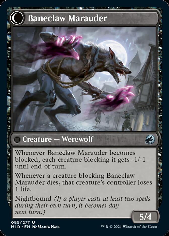 Baneblade Scoundrel // Baneclaw Marauder [Innistrad: Midnight Hunt] | I Want That Stuff Brandon