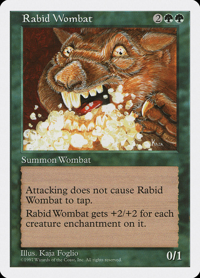 Rabid Wombat [Fifth Edition] | I Want That Stuff Brandon