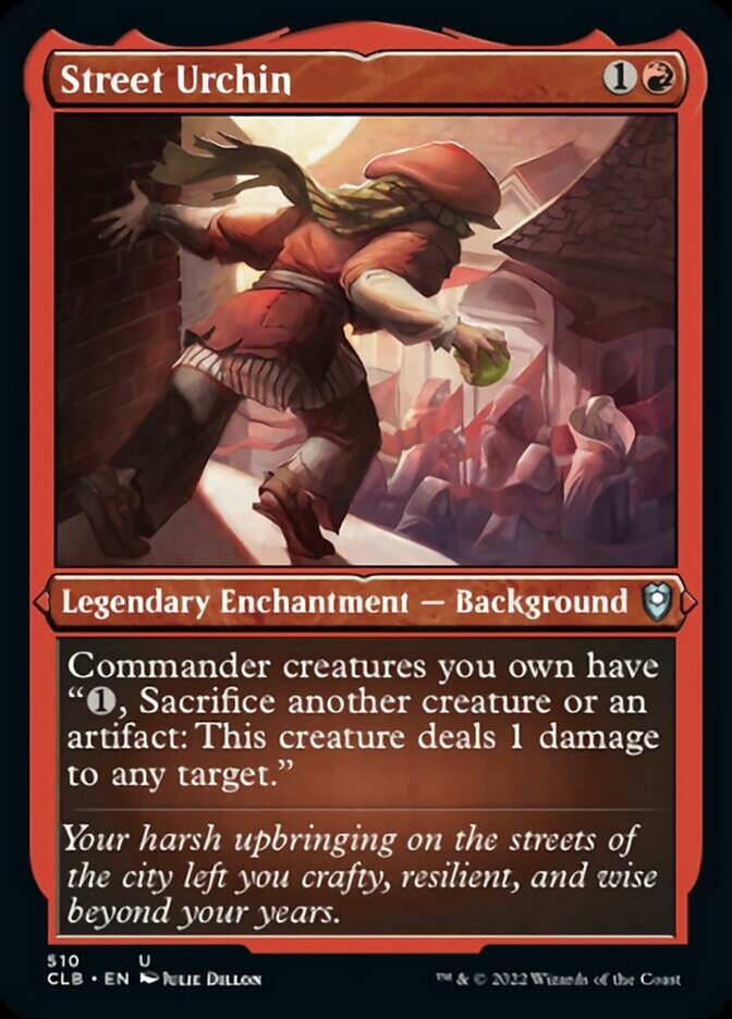 Street Urchin (Foil Etched) [Commander Legends: Battle for Baldur's Gate] | I Want That Stuff Brandon