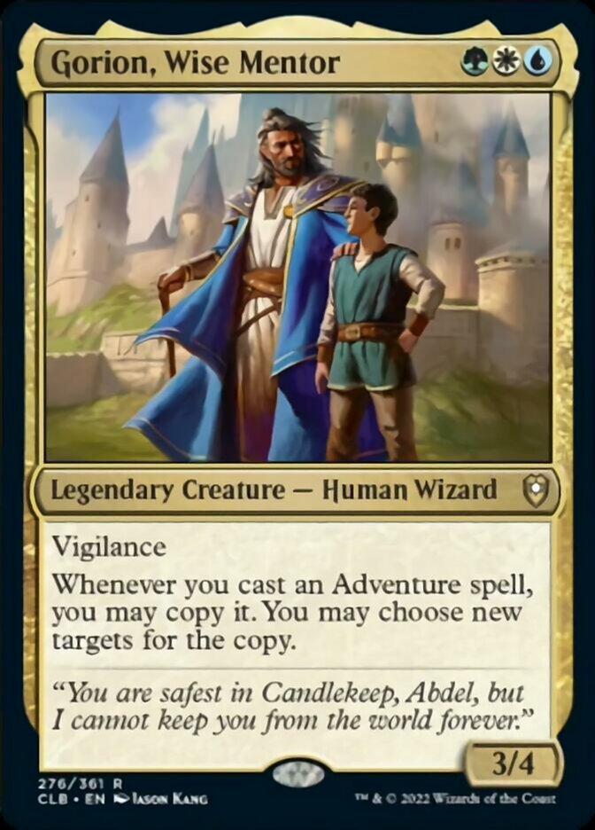 Gorion, Wise Mentor [Commander Legends: Battle for Baldur's Gate] | I Want That Stuff Brandon