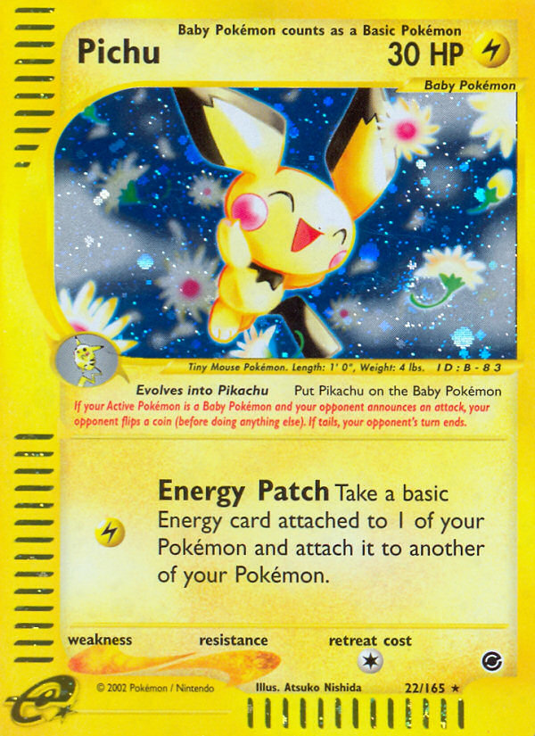 Pichu (22/165) [Expedition: Base Set] | I Want That Stuff Brandon