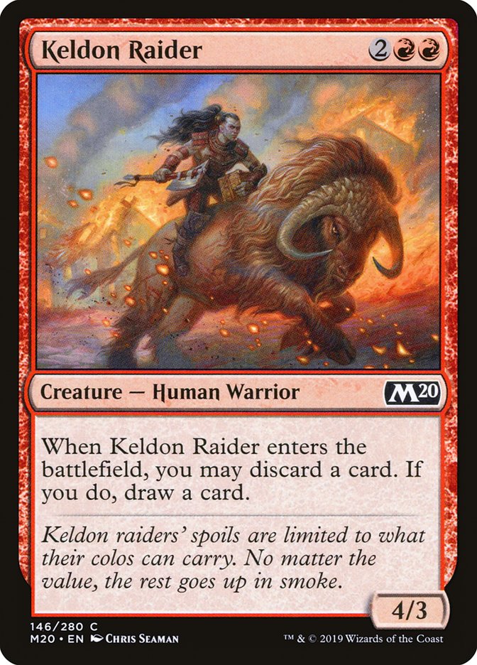 Keldon Raider [Core Set 2020] | I Want That Stuff Brandon